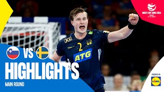 Simply UNSTOPPABLE 🤯  Slovenia vs Sweden  Highlights  EHF EURO 2024 [upl. by Zephan]