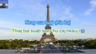 Paris Chaw Tshua Karaoke By Fong Vue [upl. by Kceb]