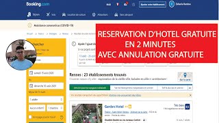 Comment réserver gratuitement un hôtel sur Booking  Guide pratique et astuces [upl. by Axia]