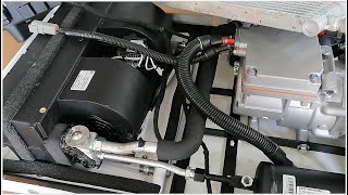 12 V DC air conditioner repair Kalori Electrik DC compressor change compact air conditioner [upl. by Einitsed133]