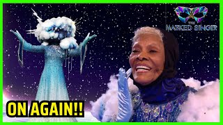 Dionne Warwick On the Masked Singer AGAIN  Masked Singer UK [upl. by Zoba]