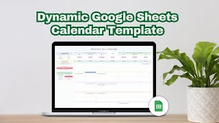 Make Your Own Dynamic Calendar In Google Sheets StepbyStep Tutorial [upl. by Bronnie]