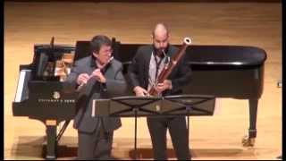 Pierre Gabaye Sonatine for Flute and Bassoon [upl. by Hewe]