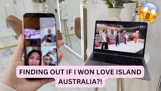 FINDING OUT LIVE IF I WON LOVE ISLAND AUSTRALIA  🌴🇦🇺  Vlogmas Week Two🤍  Lucinda Strafford [upl. by Tankoos]