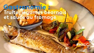 Gastronomie  truite légumes béarnais et sauce au fromage [upl. by Adnilreb]