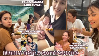 FAMILY VISIT AT SOTTO HOUSE NAKATUWAAN NI DANICA SOTTO ANG KAPATID BABY MOCHI 😍 PAULEEN LUNA PUYAT [upl. by Azer403]