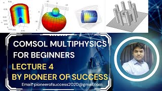 COMSOL Multiphysics for Beginners Lecture 4 comsol research engineering Pos [upl. by Laktasic652]