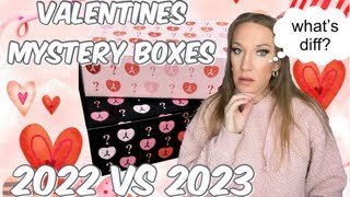 Jeffree Star Valentine’s Day Supreme Mystery box Unboxing 2023 vs 2022 [upl. by Leban]