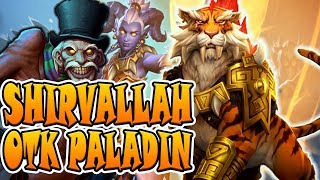 Shirvallah Otk Paladin  best otk deck atm  Hearthstone  Rise of Shadows [upl. by Oiramat]