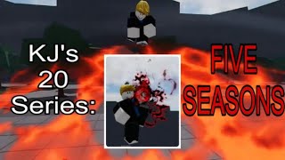 FIVE SEASONS SCRIPT 100 SUB SPECIAL  The Strongest Battlegrounds  Roblox [upl. by Sonja]