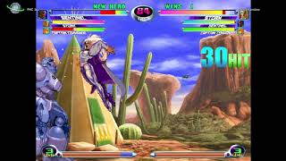 MvC2 Dereklearnslow  Storm Crossup to NJ Infinite to Hail Combo vs Sent 92124 [upl. by Pell7]