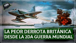 Malvinas  El ATAQUE MÁS BRUTAL de Argentina contra los británicos [upl. by Atsillak]