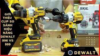 Cùng Test Dòng Pin Flex Volt Thực Tế Trên Dòng Máy Khoan Dewalt DCD996 và DCD999 [upl. by Sherlock]