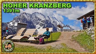 HOHER KRANZBERG 1391m Rundtour Mittenwald 042022 [upl. by Rafferty]