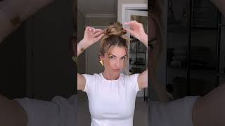 MESSY BUN TUTORIAL FOR LONG HAIR [upl. by Annirac226]