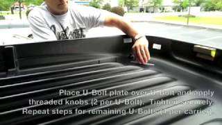 XCargo Car Top Carrier  UBolt Mounting Installation [upl. by Nessah]