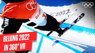 Experience Olympic halfpipe in 360° VR [upl. by Nnylyahs]