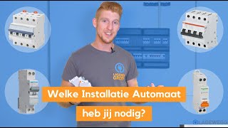 Welke installatieautomaat heb je nodig 1 Fase  3 Fase Een B of een Ckarakteristiek [upl. by Arza705]