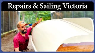 Victoria Gets A Facelift amp Goes Sailing  Episode 319  Acorn to Arabella Journey of a Wooden Boat [upl. by Adnuahsal]