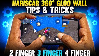 Mobile 💥 2 finger  3 finger  4 finger 💥 Gloowall tips and tricks  FreeFire [upl. by Alleras]