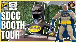 SDCC Mcfarlane toys Batman reveal 89 Batman cowl more [upl. by Anitneuq827]