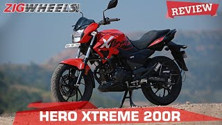 Hero Xtreme 200R Review  A 200 for a 160cc money sensible  ZigWheels [upl. by Elynad910]