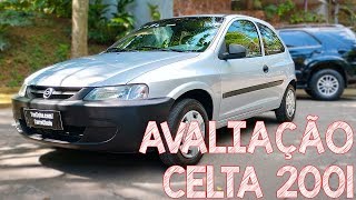 Avaliação Chevrolet Celta 2001  o guerreiro da GM [upl. by Sirahs]