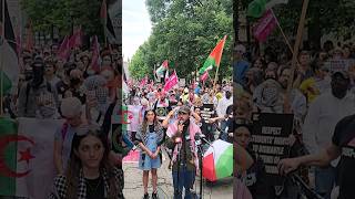 University of Toronto encampment ends with protest and rally  July 3 2024 [upl. by Groeg]