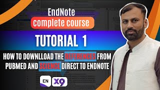 How to Download the References from Pubmed and Science Direct to EndNote  EndNote Tutorial  1 [upl. by Lantha568]