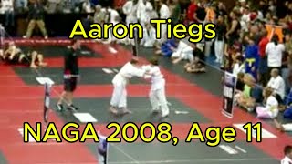 Aaron Tiegs age 11 competing 2008 [upl. by Keemahs]