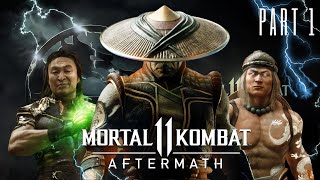 MORTAL KOMBAT 11 AFTERMATH Story Gameplay Walkthrough Part 1 MK11 Aftermath FULL GAME No Commentary [upl. by Craven]