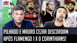 DISCORDARAM Pilhado e Mauro Cezar DEBATEM sobre Gabigol gol anulado Flamengo e Corinthians [upl. by Neelyahs]