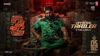 Pushpa 2 The Rule Trailer Telugu  Allu Arjun  Sukumar  Rashmika Mandanna  Fahadh Faasil  DSP [upl. by Ahsienek]