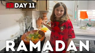 Cooking Tajine for Ftour  Ramadan Day 11 العربية [upl. by Halyak]