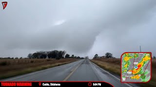 Chasing Tornado Warnings In Oklahoma  Live As It Happened  11324 [upl. by Aidnac461]