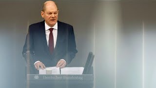 Scholz 100 Milliarden Euro zusätzlich für Bundeswehr  AFP [upl. by Laks]