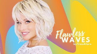 TressAllure FLAWLESS WAVES Wig Review  NEW BLONDE  MY YIKES moment  HOW TO BALANCE PERMATEASE [upl. by Pieter]