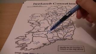 Ireland Counties Whisper Learn With Kev [upl. by Rania]