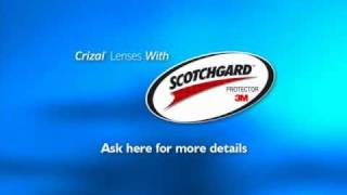 Crizal scotchgard lens coating  anti reflection amp anti scratch [upl. by Harday238]