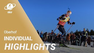 Oberhof 2023 Men Individual Highlights [upl. by Arimihc]