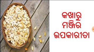 କଖାରୁ ମଞ୍ଜିର ଉପକାରୀତାODIAODIA HEALTH TIPS ON PUMPKIN SEEDSODIA HEALTH BENEFITS ON PUMPKIN SEEDS [upl. by Aggarwal75]