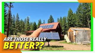 Solar Panels Roof vs Ground which is better Off Grid [upl. by Patterman709]