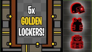 Survivio MAX GEAR in UNDER 30 SECONDS 5x GOLDEN Lockers Survivio Highlights Montage [upl. by Chelton]