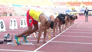 U17 Boys 100M Final  Khelo India Youth Games 2020 [upl. by Iruahs]