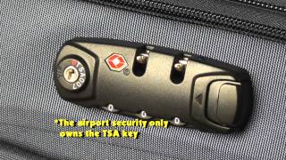 3 Steps on How to Set a TSA Combination Lock of Your Luggage [upl. by Dougal]