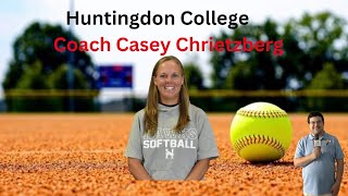 Huntingdon College head softball coach Coach Casey Chrietzberg [upl. by Fabri]