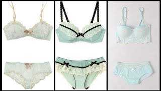 Bra panty style Branded ladies Undergarments  padednon paded bra design net panty and bra [upl. by Neelhsa635]