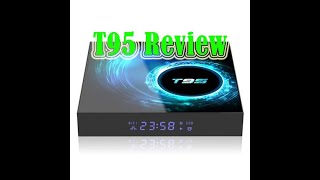 TV Box T95 Review Test Android TV BOX H616 [upl. by Blanka]