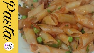 pasta recipe 🍜 cooking with heba pasta fastfood indianfood [upl. by Lahpos914]