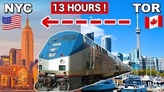 🇨🇦🇺🇸Whats it like to Take 13hrs Amtrak Train from Toronto to New York  The Maple Leaf [upl. by Rachelle]